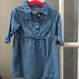 Blue denim dress